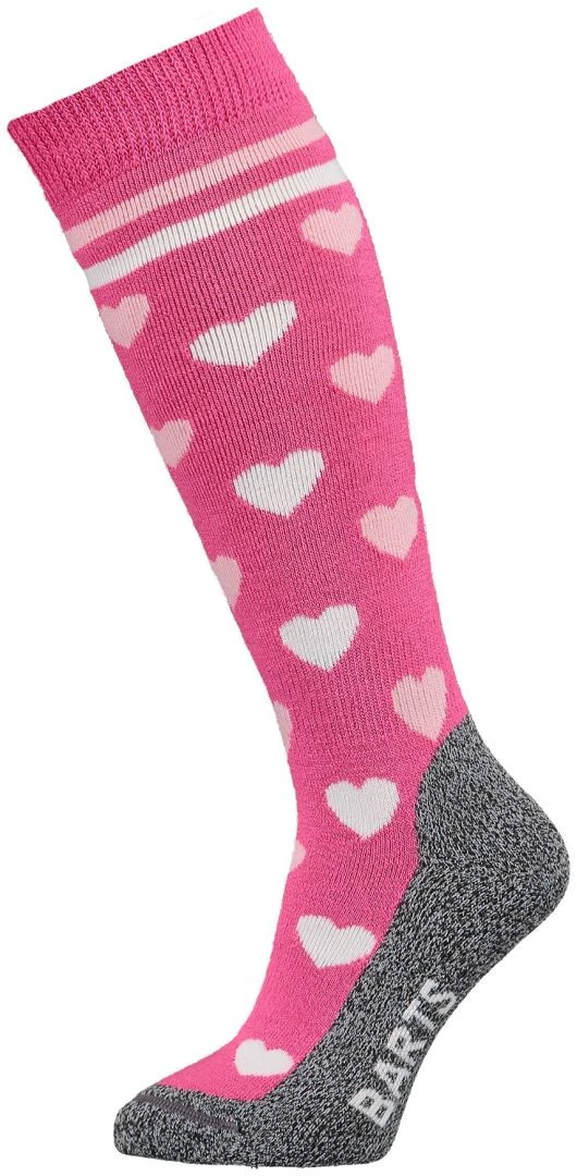 Barts Skisock Hearts Kids Barts Skisock Hearts Kids -Skimateriaal Promotie Winkel barts skisock hearts kids fuchsia 1 1