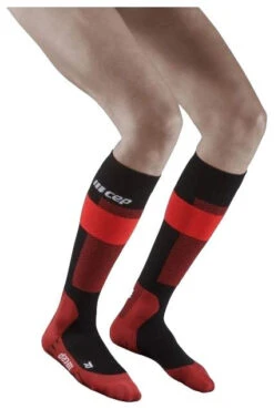 CEP Ski Merino Socks Women -Skimateriaal Promotie Winkel cep ski merino socks women red 2 red 0