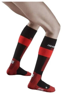 CEP Ski Merino Socks Women -Skimateriaal Promotie Winkel cep ski merino socks women red 2 red 1