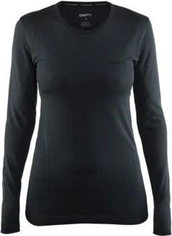 Craft Active Comfort Roundneck Longsleeve Women -Skimateriaal Promotie Winkel craft active comfort roundneck longsleeve women black solid xs black solid 0