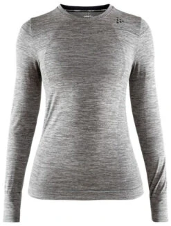 Craft Fuseknit Comfort Round Neck Long Sleeve Women 1 Craft Fuseknit Comfort Round Neck Long Sleeve Women -Skimateriaal Promotie Winkel craft fuseknit comfort round neck long sleeve women dark grey melange xs dark grey melange 0