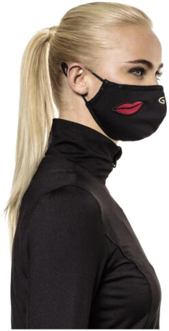 Goldbergh Mask -Skimateriaal Promotie Winkel goldbergh mask black with harts one size black with harts 1