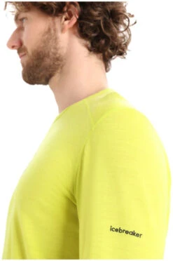 Icebreaker 200 Oasis Long Sleeve Crewe Alps 3D Men -Skimateriaal Promotie Winkel icebreaker 200 oasis long sleeve crewe alps 3d men shine s shine 2