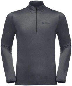 Jack Wolfskin Sky Thermal Half-Zip -Skimateriaal Promotie Winkel jack wolfskin sky thermal half zip ebony 2 1