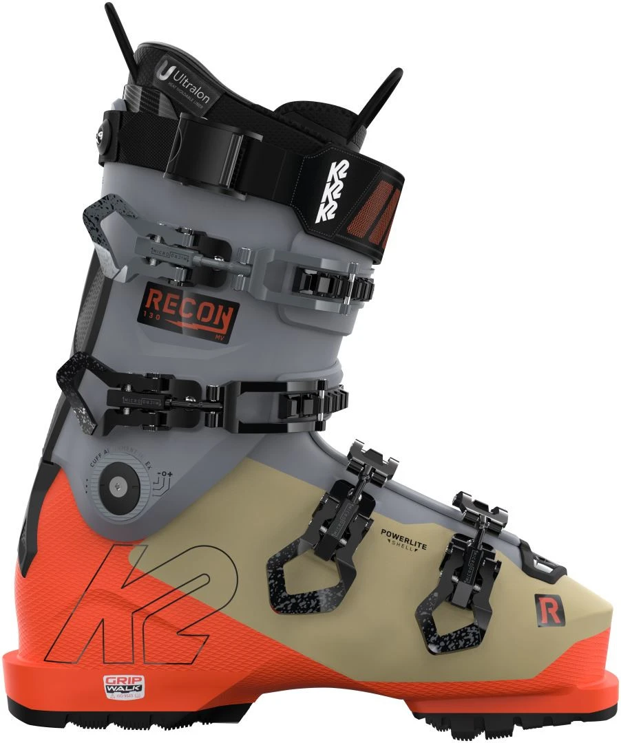 K2 Recon 130 LV K2 Recon 130 LV -Skimateriaal Promotie Winkel k2 recon 130 lv grey orange 0
