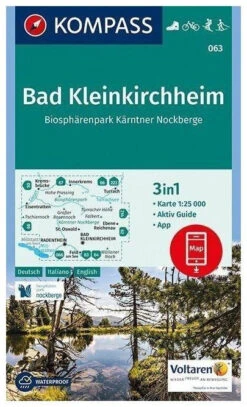 Kompass Wandelkaart 063 Bad Kleinkirchheim, Kärntner Nockberge