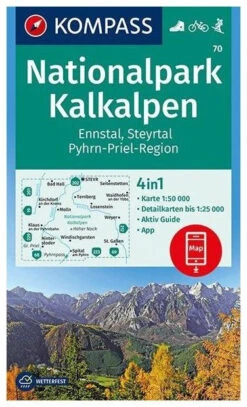 Kompass Wandelkaart 70 Nationalpark Kalkalpen