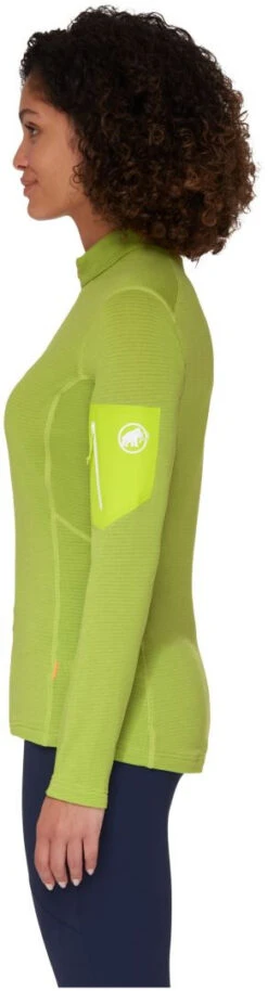 Mammut Aenergy Light Midlayer Half Zip Pull Women's -Skimateriaal Promotie Winkel mammut aenergy light midlayer half zip pull women highlime granit 4