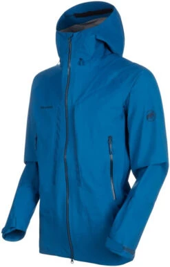 Mammut Masao Hardshell Hooded Jacket Men -Skimateriaal Promotie Winkel mammut masao hs hooded jacket sapphire print 1 xxl sapphire print 1 0