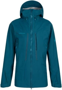 Mammut Masao Hardshell Hooded Jacket Men -Skimateriaal Promotie Winkel mammut masao hs hooded jacket wing teal s wing teal 0