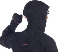Mammut Nordwand Advanced HS Hooded Jacket Men -Skimateriaal Promotie Winkel mammut nordwand advanced hs hooded jacket men black 3