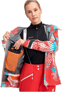 Mammut Nordwand Visiflage HS Hooded Jacket Women -Skimateriaal Promotie Winkel mammut nordwand visiflage hs hooded jacket women azalea xs azalea 3