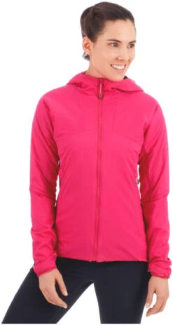 Mammut Rime Light Insulated Flex Hooded Jacket Women -Skimateriaal Promotie Winkel mammut rime light insulated flex hooded jacket women pink xs pink 1