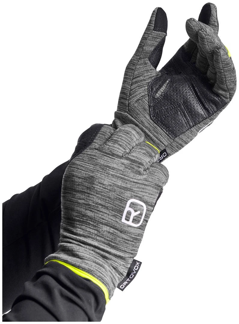 Ortovox Fleece Light Glove Men Ortovox Fleece Light Glove Men -Skimateriaal Promotie Winkel ortovox fleece light glove men black steel blend l black steel blend 1 4