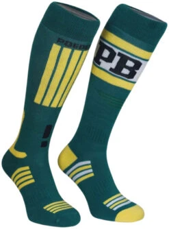 Poederbaas Cham Ski Socks -Skimateriaal Promotie Winkel poederbaas cham ski socks green yellow 35 38 green yellow 2