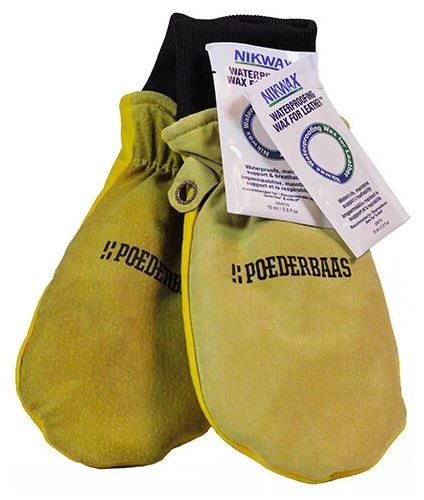 Poederbaas Freeride Mitten Poederbaas Freeride Mitten -Skimateriaal Promotie Winkel poederbaas freeride mitten leather s m leather 0