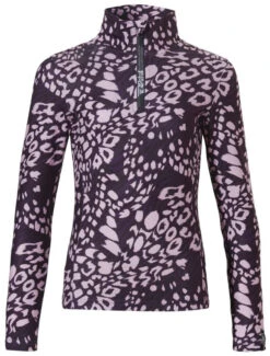 Rehall Isa-R-Jr. Ski-Pulli AOP-Print Girls -Skimateriaal Promotie Winkel rehall isa r jr ski pulli aop print girls rose panther 128 8 year rose panther 0