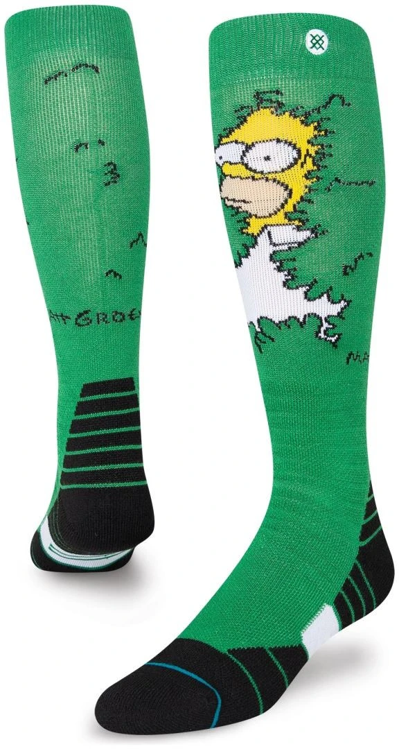 Stance Homer Snow Stance Homer Snow -Skimateriaal Promotie Winkel stance homer snow green 0 1