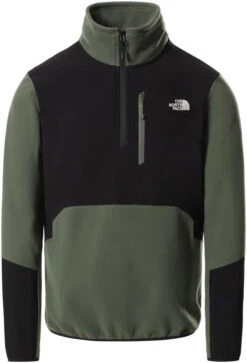 The North Face Glacier Pro 1/4 Zip Men's -Skimateriaal Promotie Winkel the north face glacier pro 1 4 zip men s thyme tnf black 2