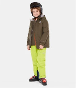 The North Face Snowquest Jacket Youth -Skimateriaal Promotie Winkel the north face snowquest jacket youth new taupe green 4
