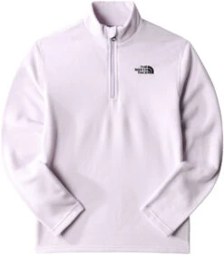 The North Face Teen Glacier 1/4 Zip -Skimateriaal Promotie Winkel the north face teen glacier 1 4 zip lavender fog 2