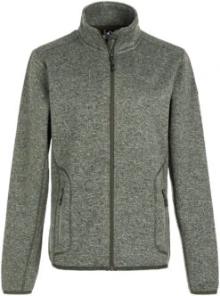 Whistler Samani Melange Fleece Jacket Women's -Skimateriaal Promotie Winkel whistler samani melange fleece jacket women s agave green 2 1