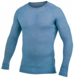Woolpower Crewneck Lite -Skimateriaal Promotie Winkel woolpower crewneck lite nordic blue xxs nordic blue 0