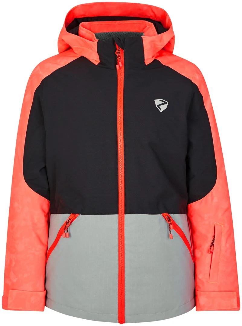 Ziener Amely Kids Ziener Amely Kids -Skimateriaal Promotie Winkel ziener amely kids tie dye hot red 346 0 1